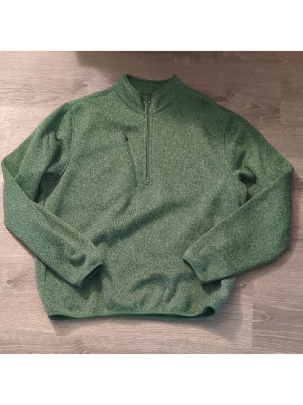 Donald Ross Sportswear Green Golf 1/2 Zip Pullover Size Large